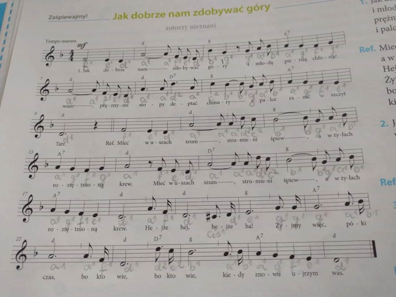 Opanuj "Jak dobrze nam zdobywać góry": Chwyty i bicie dla początkujących